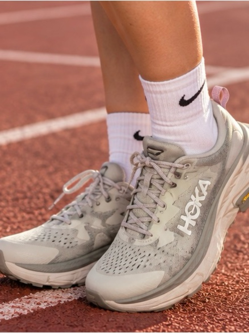 Hoka One One Women's Gray Running Sneakers